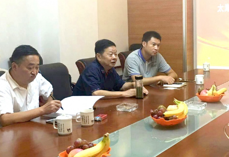 热烈欢迎太湖县政府招商团莅临我公司参观与考察