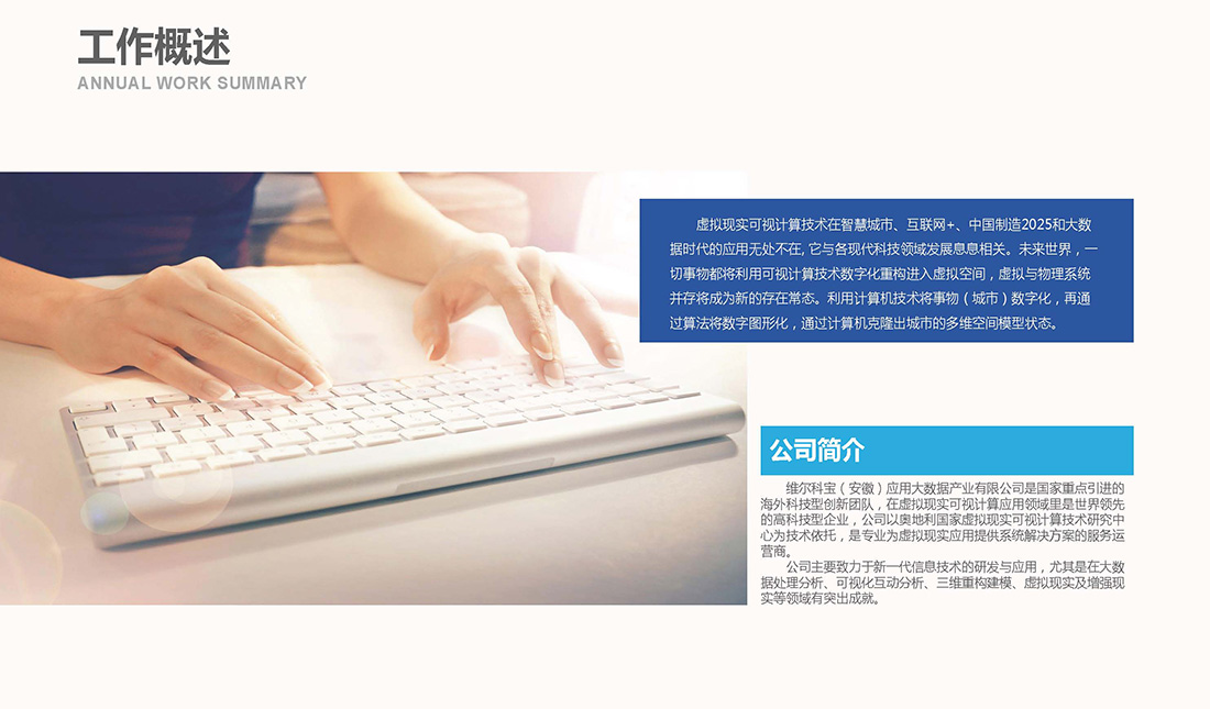 2017维尔科宝（安徽）应用大数据产业有限公司年终报告